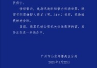 广州番禺警方通报男子商场内抢走金饰后逃离：已刑拘，无人员伤亡|界面新闻 · 快讯